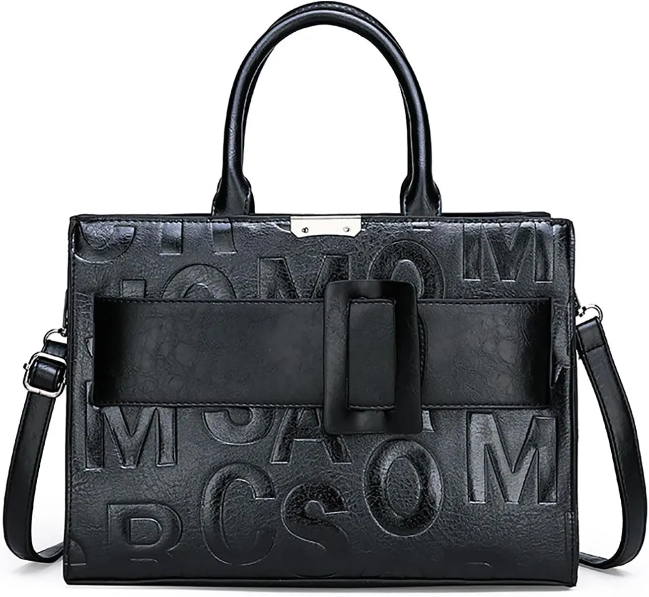 Women Tote Bag PU Leather Classy Briefcase for Work Waterproof Handbag Professional Shoulder Bag Women Business Office Bag