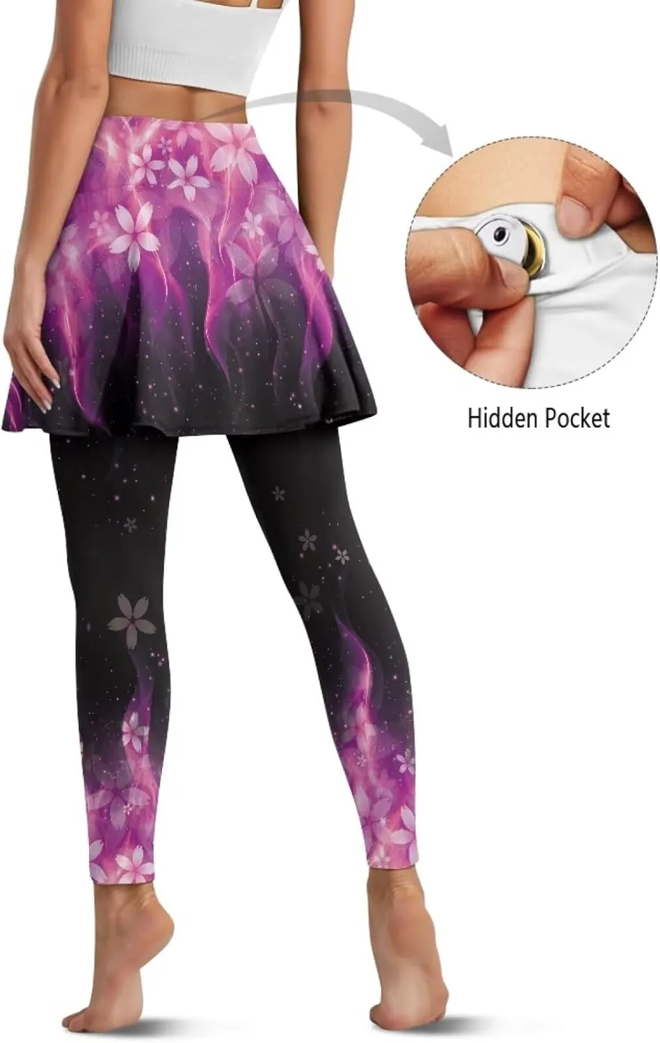 Women's Athletic Skirts with Pockets High Waisted Skirt Yoga Pleated Golf Tennis Skort Activewear for XS-3XL