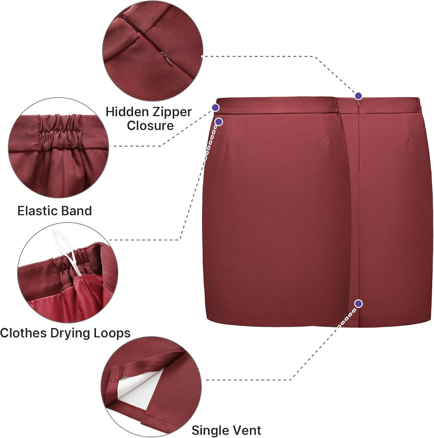 Women's Skirt Suit 2 Piece Set Business Office Suits for Women Dressy Professional Outfits