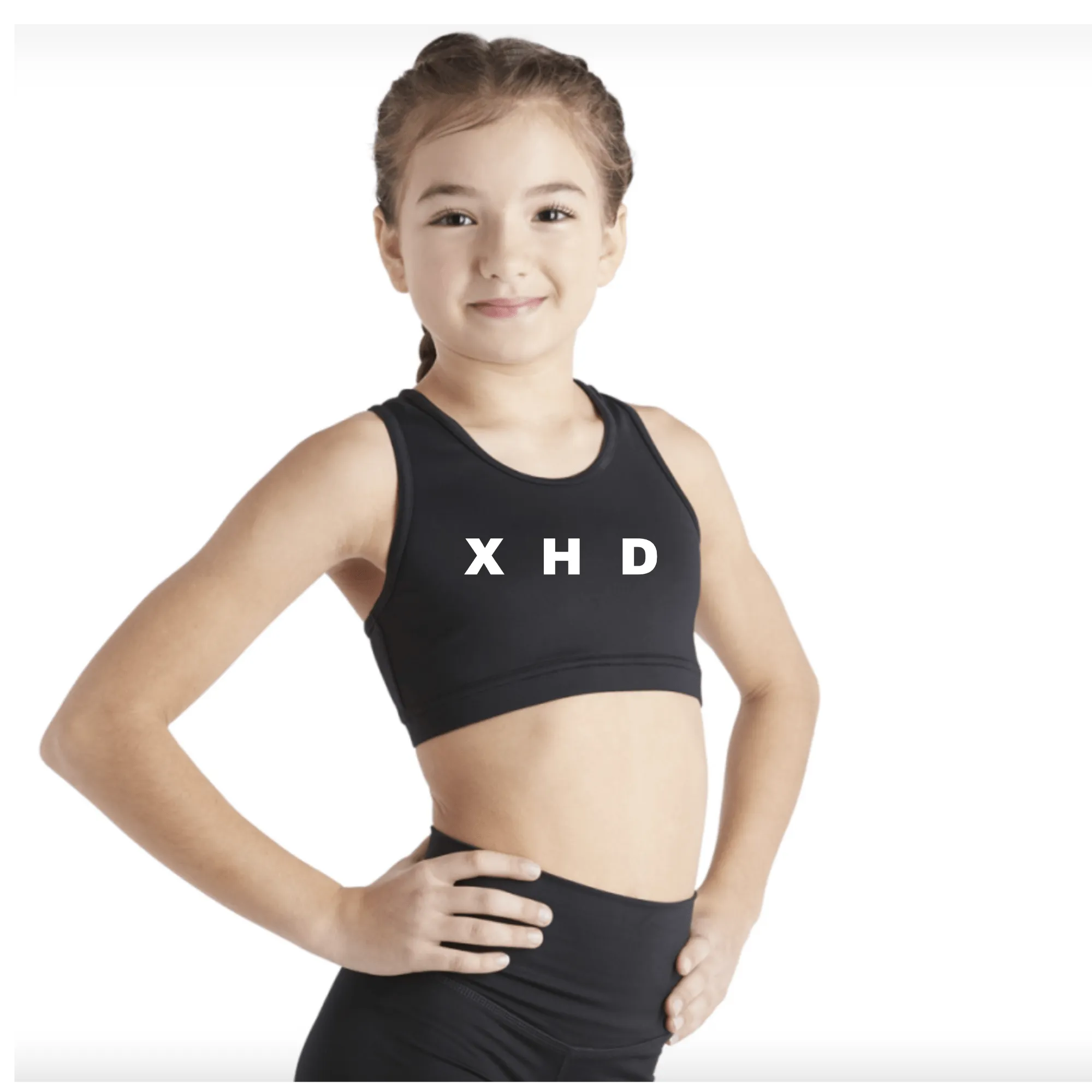 XHD Racerback Crop Top: Youth & Adult