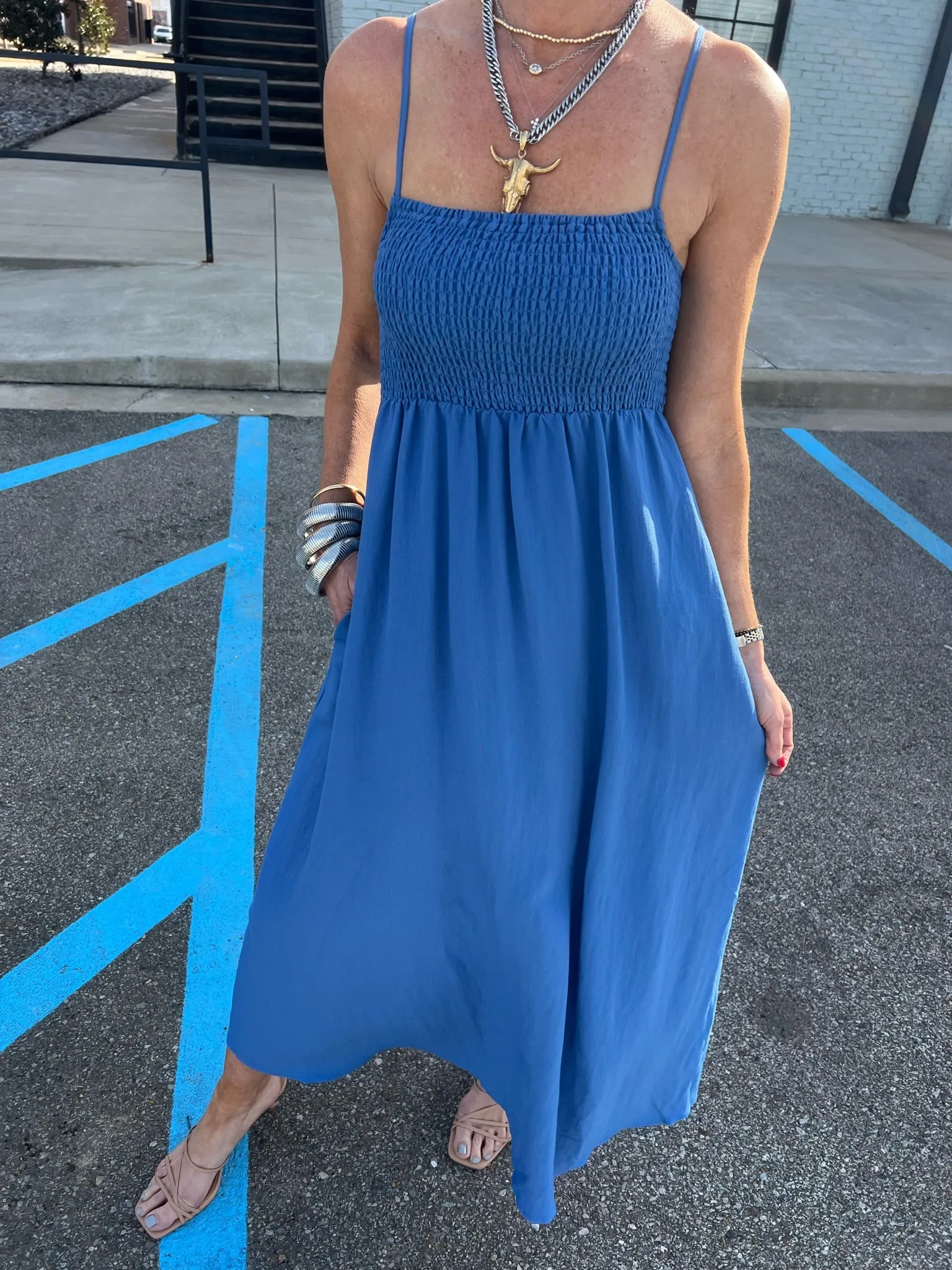 Z Supply | Beachside Midi Dress Riviera
