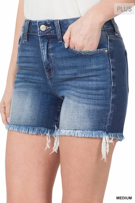 ZE237 - CURVY DENIM SHORTS